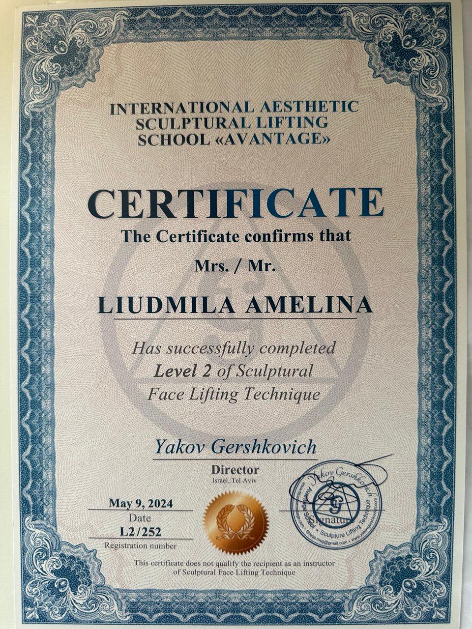 Sculptural Face Lifting — Level 2 (SVL™)